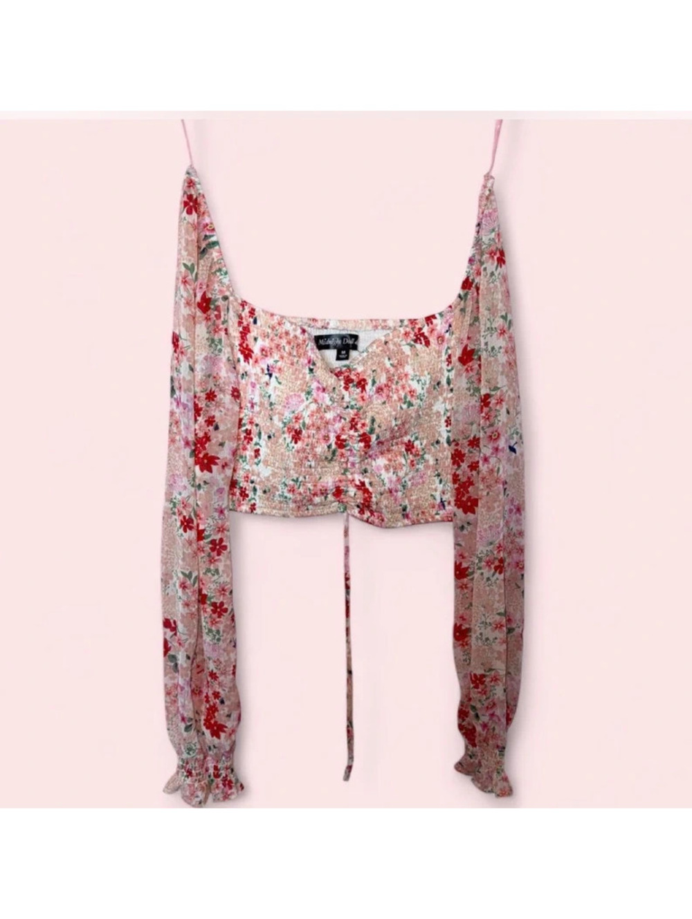 Midnight Doll long sleeve blouse